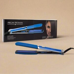 Argan Woman Ionic Blue Hair Straightener
